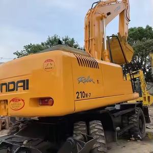 Nouvelle arrivée 21 tonnes Excavatrice sur pneus Hyundai 210W-7 210W-9 d'occasion d'origine coréenne à vendre - Product Image 1