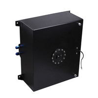 Tanque de Combustible de Aluminio de 10L, 20L, 40L, 60L, 68L, 70L, 76L con Tapa, Depósito de Aceite con Deflector y Sensor, Espuma Interior