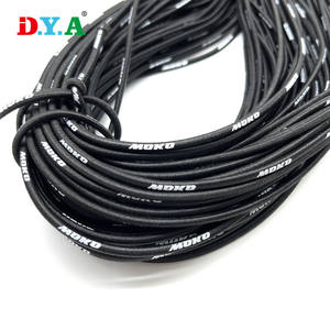 Напечатанный на заказ логотип <span class=keywords><strong>3</strong></span> мм 5 мм полиэстер круглый эластичный шнур для одежды сумки Подарочная упаковка Украшения - Product Image 2