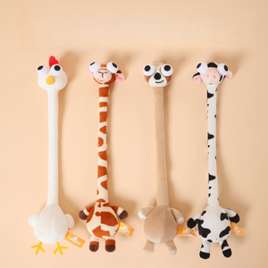 Peluche Divertenti Serie Collo Lungo: Giraffa e Pollo Cartone Animato <span class=keywords><strong>con</strong></span> <span class=keywords><strong>Grandi</strong></span> <span class=keywords><strong>Occhi</strong></span>, Ideali come Regali per Bambini - Vendita all'Ingrosso - Product Image 1