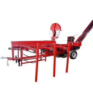 Scie circulaire puissante pour le traitement du bois de chauffage avec table à chaîne et <span class=keywords><strong>fendeuse</strong></span> de bûches hydraulique - Product Image 3