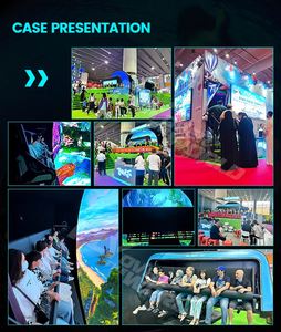 เครื่องจำลองการบิน 9D XD VR 8 ที่นั่ง รูปทรงแปดเหลี่ยม โรงภาพยนตร์โดมบินได้ รุ่นปี 2025 พร้อมที่นั่งเคลื่อนไหว โปรเจคเตอร์ และอุปกรณ์ความบันเทิง - Product Image 4