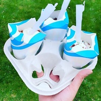 Fangljoy — gobelet à emporter en papier, coupe de crème glacée jetable, impression personnalisée