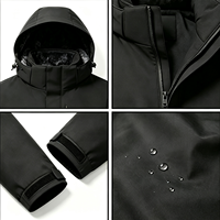 Veste d'hiver pour homme, doublée polaire, coupe-vent, respirante, épaisse et chaude, avec fermeture éclair frontale et capuche, personnalisable avec logo, vente en gros