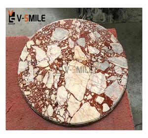 Luxe Poli Calacatta Rouge Marbre Plateau De Service Rectangle Naturel Étanche Marbre Décoratif Alimentaire Fruits Bijoux Plateau Villa - Product Image 2