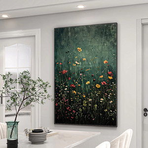 100% Handpainted Flower Oil Painting on Canvas Handmade Flower <strong>Posters</strong> <strong>for</strong> Modern Living <strong>Room</strong> Home Decoration Wall Art Picture - Product Image 3