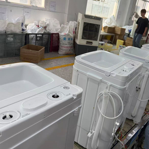 Lavatrice Portatile Semi-automatica da 10KG con Coperchio in Plastica, Motore in Alluminio, Caricamento dall'Alto, Vasca Singola - Product Image 6