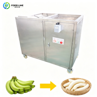 Fabrieksleverancier Automatische Elektrische Groene Banaan Plantain Schilmachine