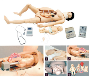 Maternité simulateur de soins infirmiers outil de formation au travail et à l'accouchement modèle d'accouchement réaliste mannequin de sage-femme pour les étudiants - Product Image 3