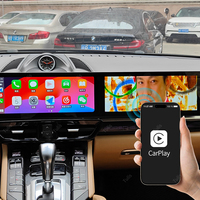 Tulis Android double écran tactile de 12.3 pouces Navigation de voiture écran Android Porsche Cayenne 2010 à 2016 Carplay intégré