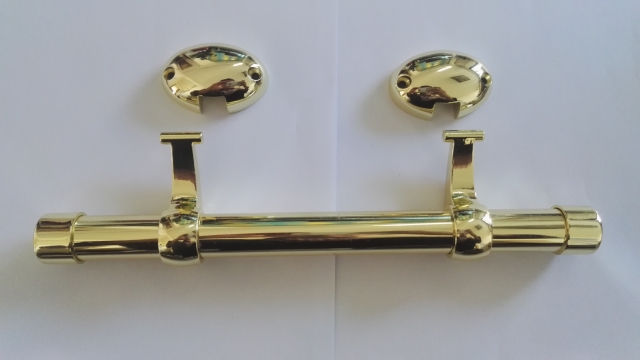 funeral coffin metal handle set 1007 with T bar handle in gold plating; wooden coffin handle and fittings