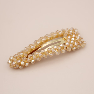Genya Nouvelle personnalisable style Coréen coiffe en cristal charme cristal clair vintage barrette pour fille pince à cheveux - Product Image 4