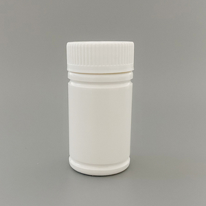 Portatile 110ml bianco pp bocca larga impermeabile cilindrica compressa di vitamina vuota capsula di plastica bottiglia con tappo a vite - Product Image 6