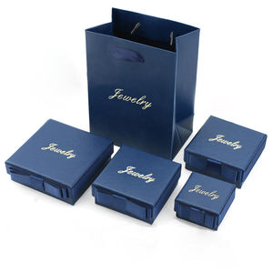 Personalice el color en la caja de joyería utilizada para pendientes de anillo y Collar para caja de embalaje al por mayor de Chinale - Product Image 1