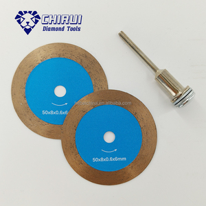 Disco da Taglio Popolare 2025 da 50mm 55mm, Lama Circolare Diamantata Sottile 0.6mm con Gambo Rotondo per Piastrelle in Ceramica - Product Image 2