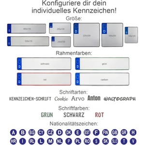 Autocollant réutilisable en PVC auto-adhésif réfléchissant pour <span class=keywords><strong>plaque</strong></span> d'<span class=keywords><strong>immatriculation</strong></span> européenne, design de dessin animé 3D personnalisé pour les véhicules de circulation routière - Product Image 3