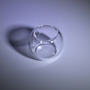 고정밀 UV 융합 실리카 석영 유리 돔 렌즈 양쪽 끝 개방 - Product Image 2