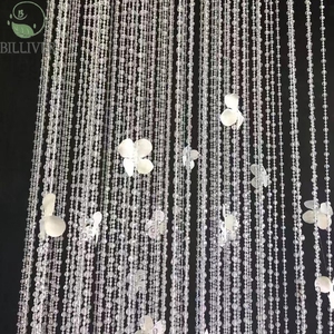 Perline di vetro di cristallo tende per appendere festa di matrimonio pezzi appesi fase di sfondo del soffitto decorazioni per tenda di perline - Product Image 4