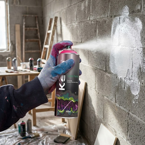 Pintura en <span class=keywords><strong>Aerosol</strong></span> Acrílica Blanca Fabricada en Fábrica para Paredes de Concreto y Superficies Crudas en Construcción y Estudios de Arte - Product Image 1