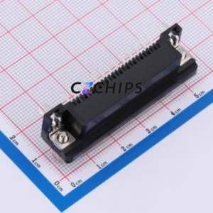 X0325WT7B2 D-Sub/VGA Connector Bent Lead Through Hole Connector Standard D-Sub Male 25P Right Angle Insert - Product Image 2