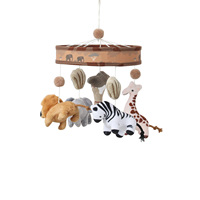 Jouet hochet en peluche douce pour bébé, jouet suspendu pour lit de bébé, clochette sensorielle apaisante pour berceau, décoration de berceau pour nouveau-né