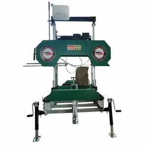 Forestry machinery bandsaw cutting machine saw machine wood cutting sawmill portable with bandsaw blades forestry trailer
