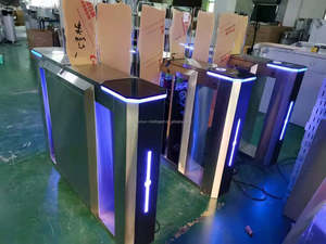 Torniquete de Altura Completa con Puerta Corredera, Lector de Tarjetas RFID, Barrera Deslizante, Torniquete Óptico, Éxito de Ventas 2023 - Product Image 6