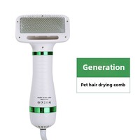 Kit de toilettage électrique pour animaux de compagnie, brosse à vapeur rechargeable par USB, peigne de massage, épilateur pour chats/chiens en plastique durable
