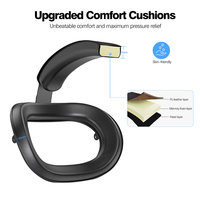 Bantal nyaman yang ditingkatkan mengurangi stres dari Headset tali elit distribusi berat untuk Meta Quest 3S
