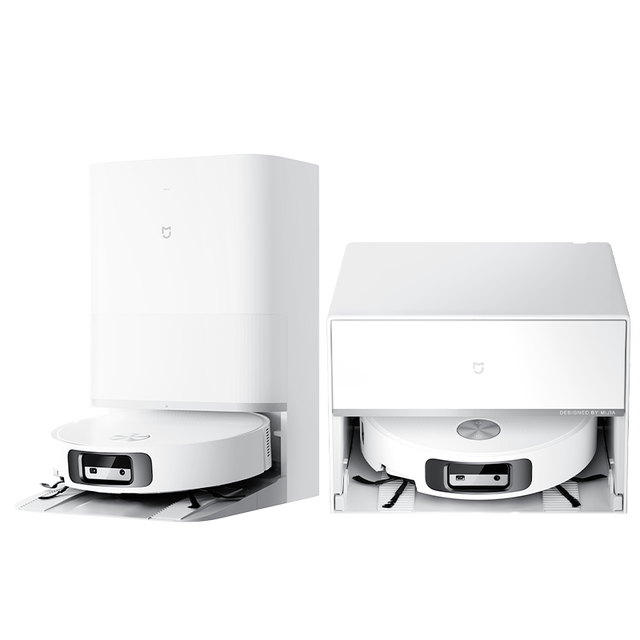 MIJIA Robot Vacuum Mop 6 28000Pa Suction Dual Anti-Tangle Self-Cleaning Integrated Sweeping Mopping Functions Fully Automatic