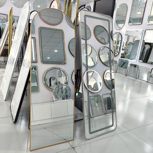 Estetica grande Full Size Designer in piedi corpo pavimento <span class=keywords><strong>specchio</strong></span> Led <span class=keywords><strong>180x80</strong></span> per Hotel Dressing - Product Image 3