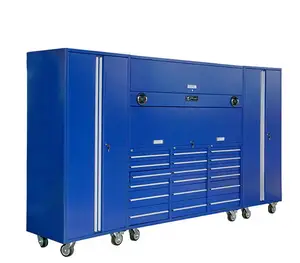 Work bench tool cabinet full options workshop storage garage system