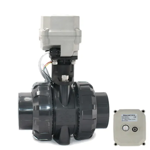 Aktuator listrik <span class=keywords><strong>2</strong></span> inci DC12V/DC24V katup bola bermotor UPVC serikat ganda biasanya ditutup DN50 - Product Image 3
