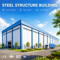 Kit de Construcción de Almacenes Prefabricados de Acero Pesado ISO 9001, 30x60m, Diseño de Fácil Montaje con Pernos, Instalación Rápida, Estructura de Acero