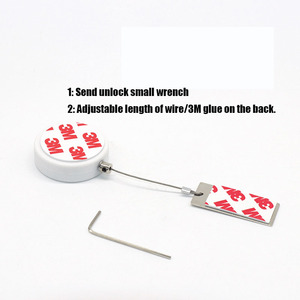 Nhà Máy Bán buôn nóng Bán dây nhỏ recoiling hộp có thể thu vào cáp Reel an ninh Dây Thép Chống trộm kéo hộp - Product Image 5