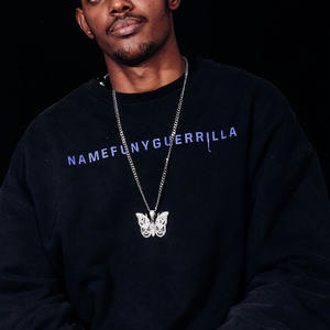 Colgantes y dijes de joyería fina de Plata de Ley 925 con forma de mariposa para hombre, probador de diamantes de moissanita de Hip Hop para hombre - Product Image 5