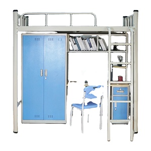 <span class=keywords><strong>Lit</strong></span> superposé en acier à deux étages <span class=keywords><strong>Lit</strong></span> superposé vintage en métal <span class=keywords><strong>avec</strong></span> tiroirs <span class=keywords><strong>Lit</strong></span> superposé en acier démontable <span class=keywords><strong>avec</strong></span> <span class=keywords><strong>bureau</strong></span> et armoire - Product Image 2