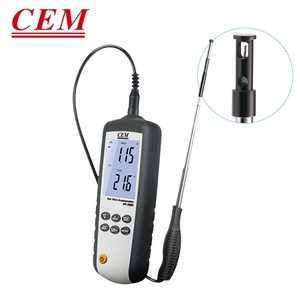 CEM DT-3880 เครื่องวัดความเร็วลมแบบลวดร้อนชนิดยืดหดได้ USB ความแม่นยำสูง 01-25m/s การวัดปริมาณอากาศสำหรับการทดสอบด้านสิ่งแวดล้อม - Product Image 3
