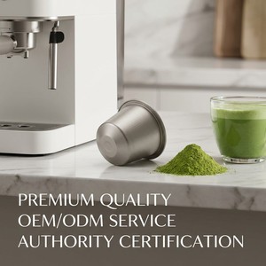 Cápsulas de Matcha Compatibles con Máquinas Nespresso Essenza, Inissia y Citiz, Grado Ceremonial, Té Verde Saludable, Cápsulas de Café - Product Image 1
