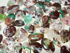 หินคริโซเพรสธรรมชาติอัญมณีทรงหลวมสำหรับทำเครื่องประดับทำหินขัดสีเขียวสดใสเหมาะสำหรับแหวน - Product Image 3