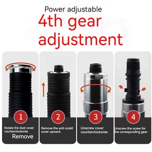 Potente <span class=keywords><strong>pistola</strong></span> sparachiodi in acciaio con asta di prolunga 4 livelli <span class=keywords><strong>pistola</strong></span> per tiro a parete in cemento strumento per rivetti per dispositivo di ancoraggio a parete per soffitto - Product Image 4