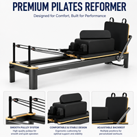 Tmax Premium Aluminium Pilates Reformer Komersial Grosir Peralatan Pilates Pesanan Massal OEM ODM Logo Kustom untuk Dijual CE ISO