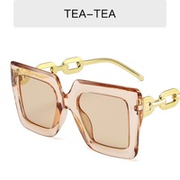 Lunettes de soleil carrées tendance Y2K 2025 – Monture rétro étroite et épaisse unisexe noire, blanche, transparente ou orange – Protection UV400 – Nouveauté irrésistible