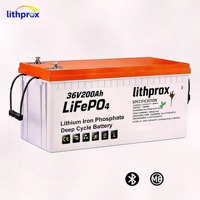 Batterie au lithium LiFePO4 de qualité A 36V200AH pour scooter, taux de décharge élevé, installation facile pour scooter de mobilité, UN38.3 CE RoHS MSDS