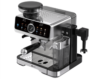Anbolife Nueva Cafetera Espresso Todo en Uno con Pantalla Táctil |   Molinillo Integrado y Espumador de Leche Automático | OEM ODM