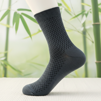 Chaussettes décontractées mi-mollet pour hommes en fibre de bambou et viscose, légères, taille unique, respirantes, absorbantes, anti-frottement, douces, à carreaux