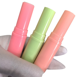 Tubi per rossetto fai da te 3.5g-imballaggio cosmetico in plastica Flip <span class=keywords><strong>Top</strong></span> (rosa/blu/Beige) -contenitori per rossetto vuoti per cosmetici personalizzati - Product Image 3