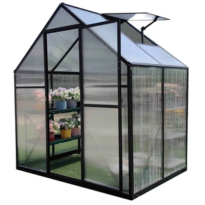 Kit <span class=keywords><strong>de</strong></span> serre en polycarbonate 4MM, assemblage rapide en 3 heures, serre <span class=keywords><strong>de</strong></span> jardin en aluminium DIY pour <span class=keywords><strong>jardinage</strong></span> en arrière-cour et ventes e-commerce - Product Image 6