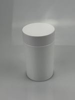 Bouteille en acrylique à double paroi épaisse de qualité supérieure, emballage personnalisé pour compléments alimentaires, pilules, vitamines, herbes en poudre