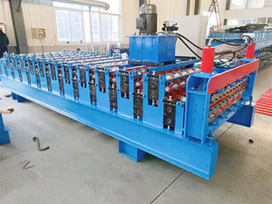 Máquina Automática de Conformación de Rollos para Techos Metálicos de Doble Capa PPGI GI PPGL GL IBR, Máquina para Fabricar Tejas de Acero TR6 - Product Image 6